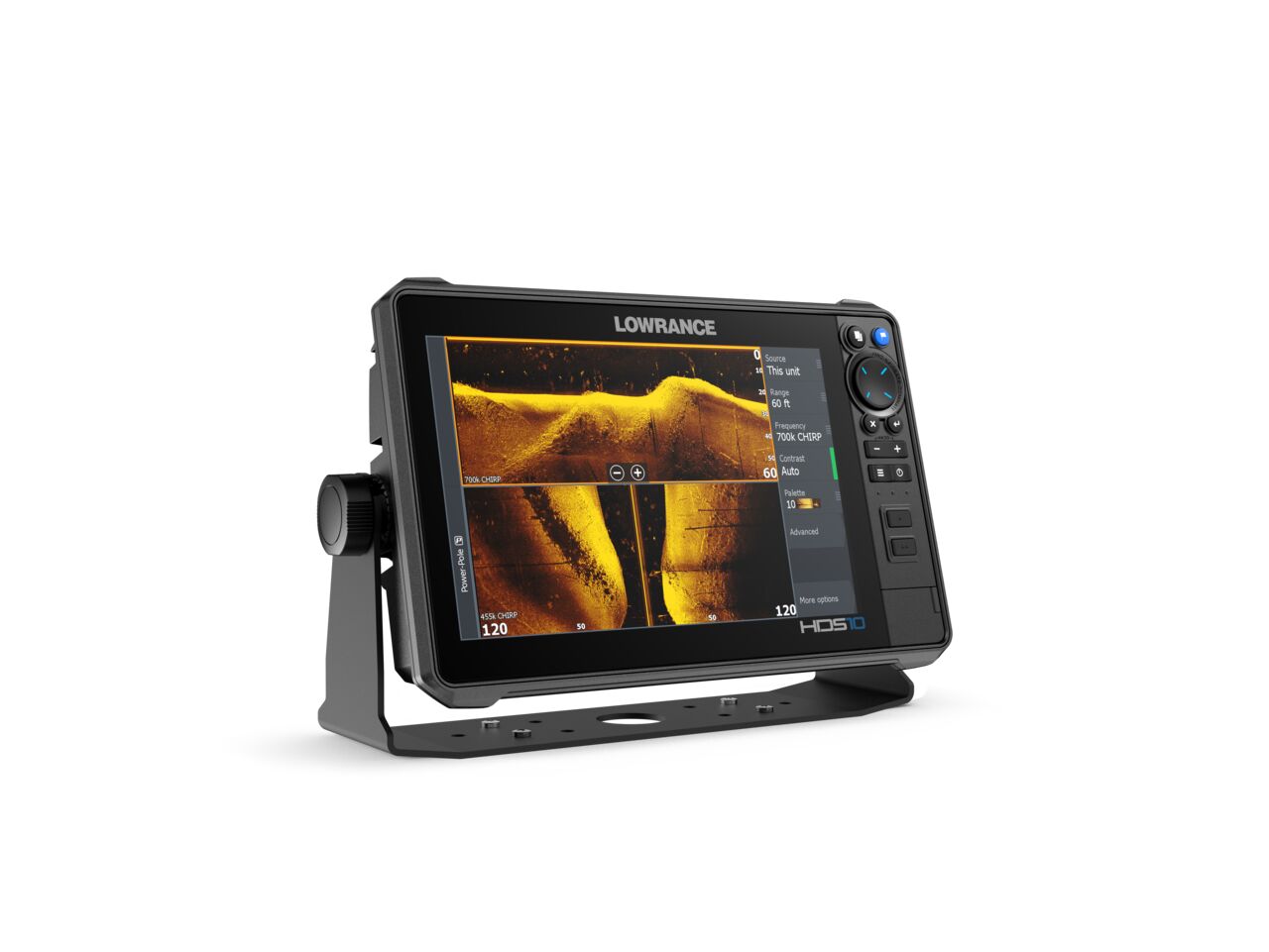 LOWRANCE HDS-10 PRO ROW + ACTIVEIMAGING™ HD 3-IN-1 TRANSDUCER