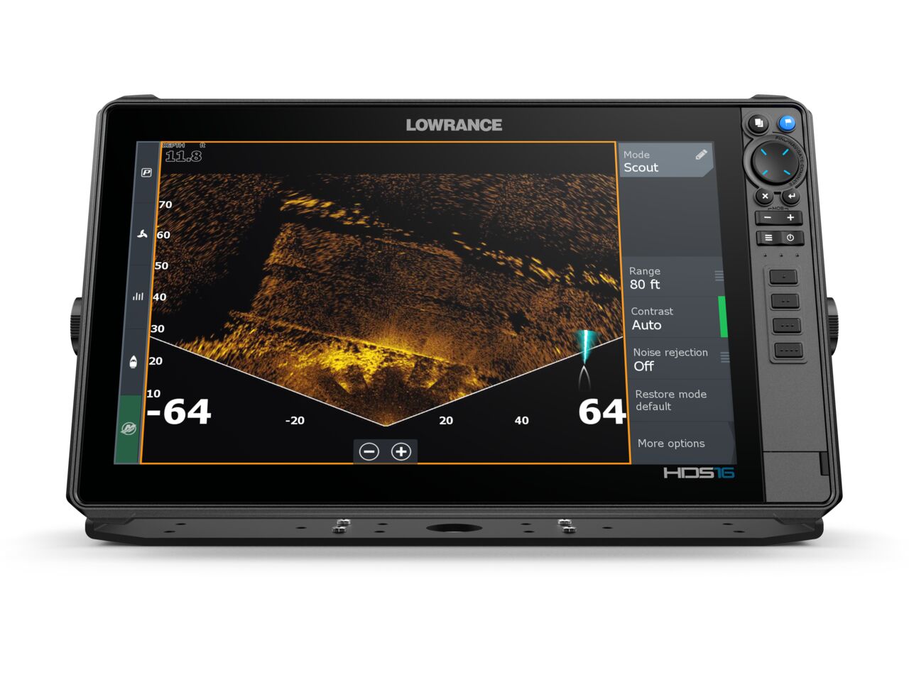 LOWRANCE HDS-16 PRO WITH ACTIVE IMAGING HD 3-IN-1 TRANSDUCER (ROW)