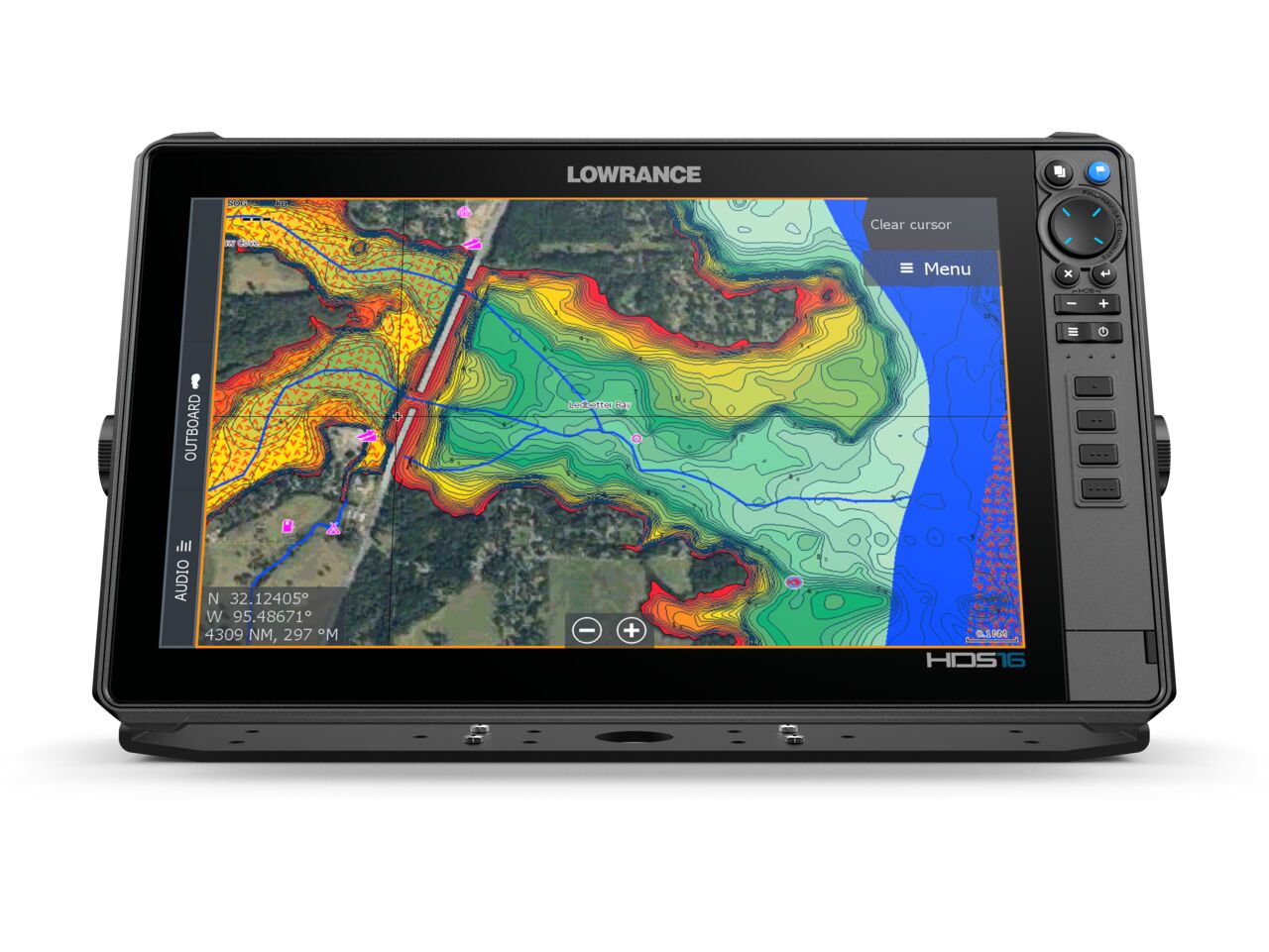 LOWRANCE HDS-16 PRO WITH ACTIVE IMAGING HD 3-IN-1 TRANSDUCER (ROW)