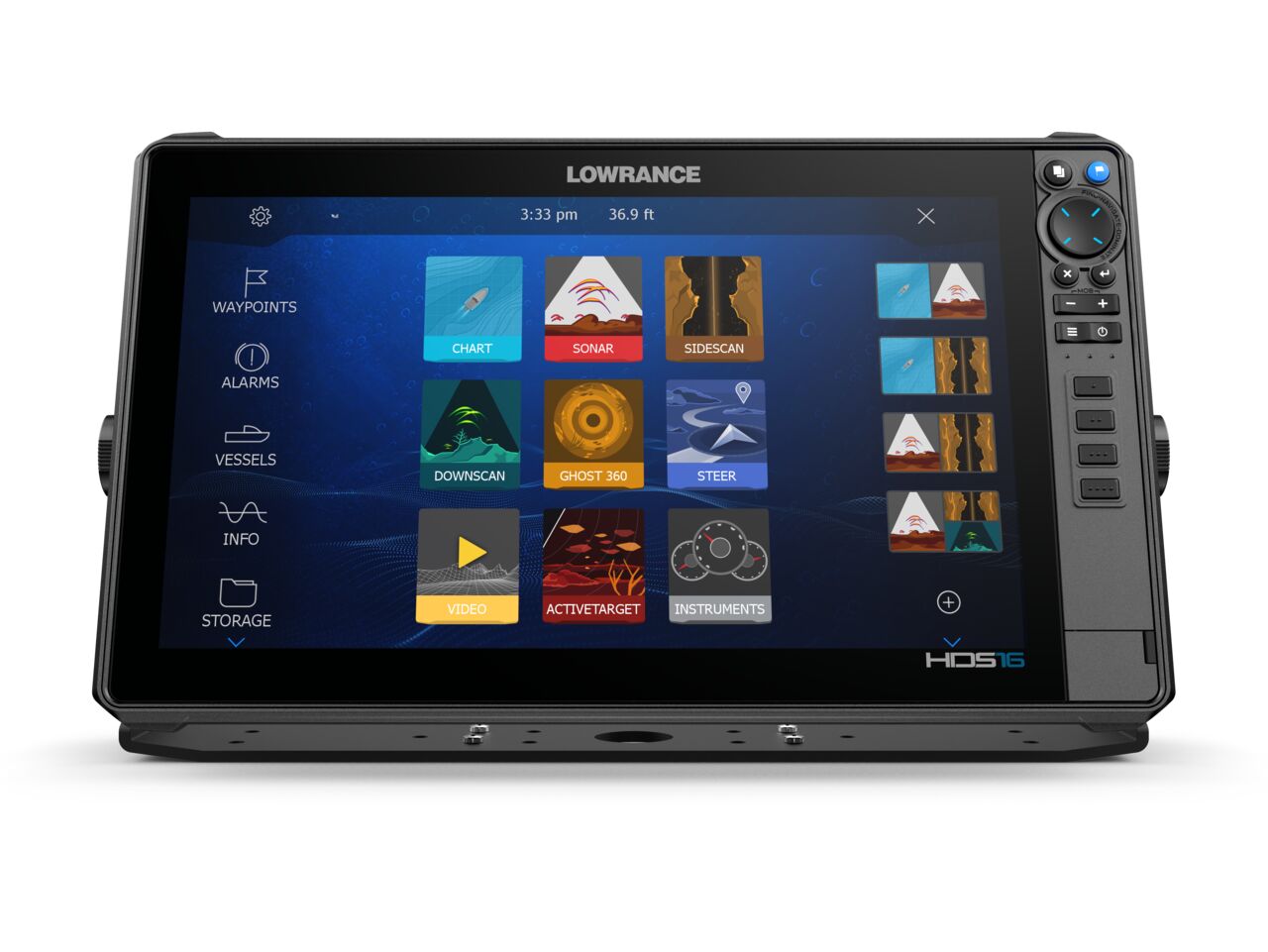 LOWRANCE HDS-16 PRO WITH ACTIVE IMAGING HD 3-IN-1 TRANSDUCER (ROW)