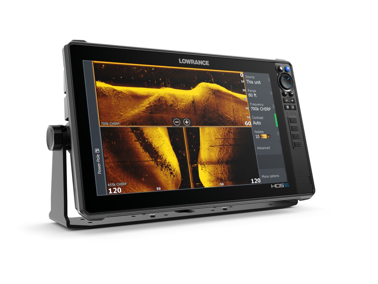 LOWRANCE HDS-16 PRO WITH ACTIVE IMAGING HD 3-IN-1 TRANSDUCER (ROW)