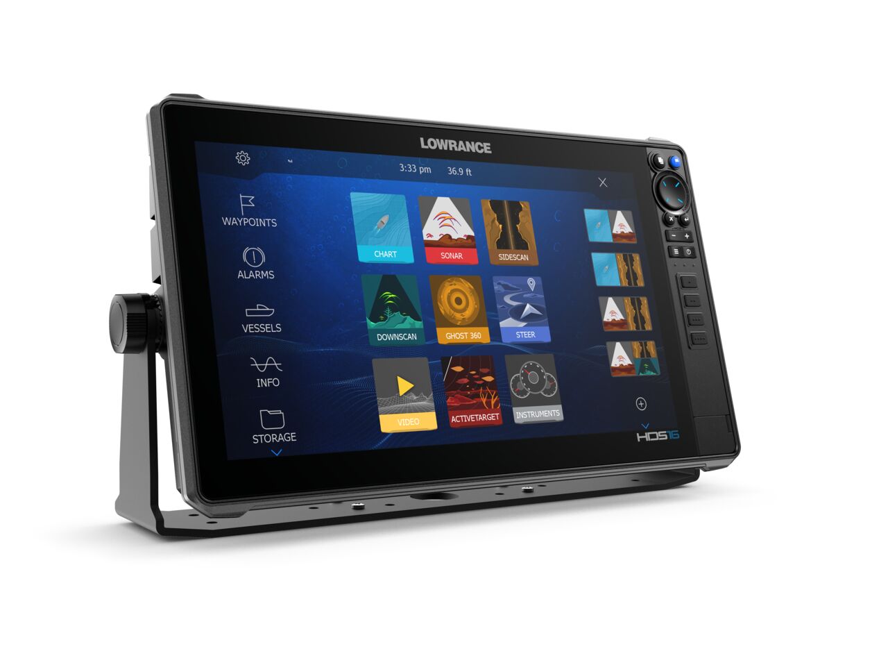 LOWRANCE HDS-16 PRO WITH ACTIVE IMAGING HD 3-IN-1 TRANSDUCER (ROW)