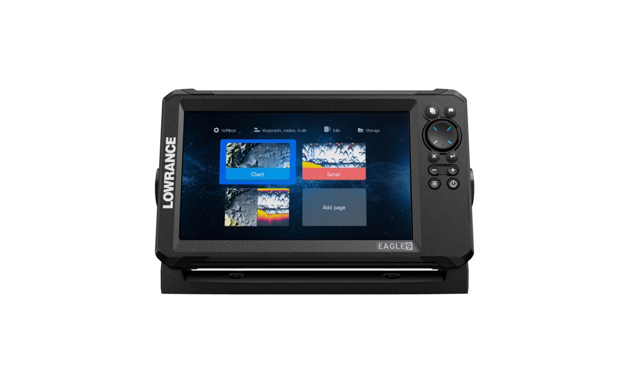 LOWRANCE EAGLE EYE™ 9 LIVE ROW: 9" IPS SCREEN, EAGLE EYE™ TRANSDUCER