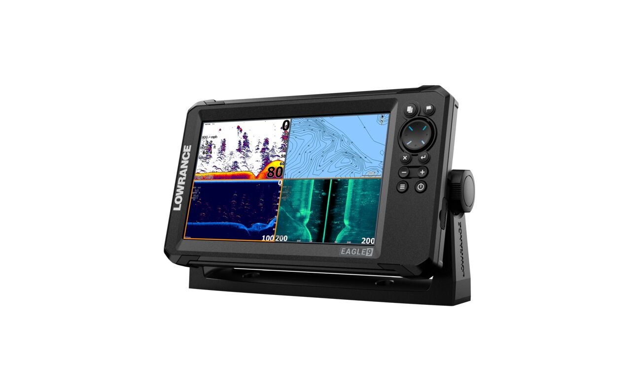 LOWRANCE EAGLE EYE™ 9 LIVE ROW: 9" IPS SCREEN, EAGLE EYE™ TRANSDUCER