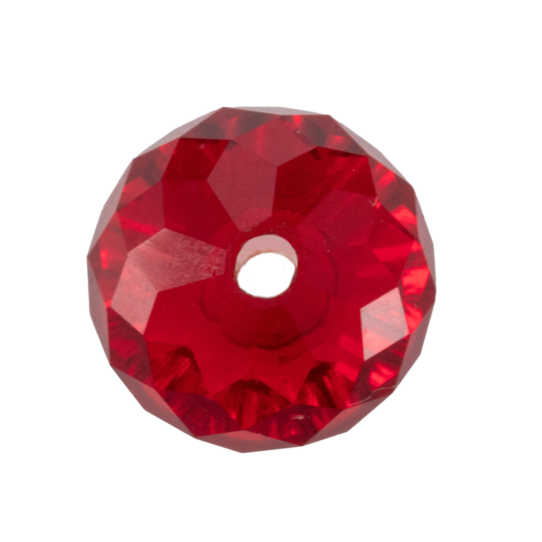 BEADS - CAROLINA RIG - size 4x6mm - RED - 10pcs