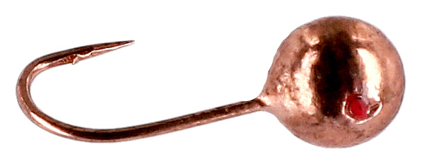 LURE - ROUND MORMYSHKA 3.0 - COPPER - 5 pcs.