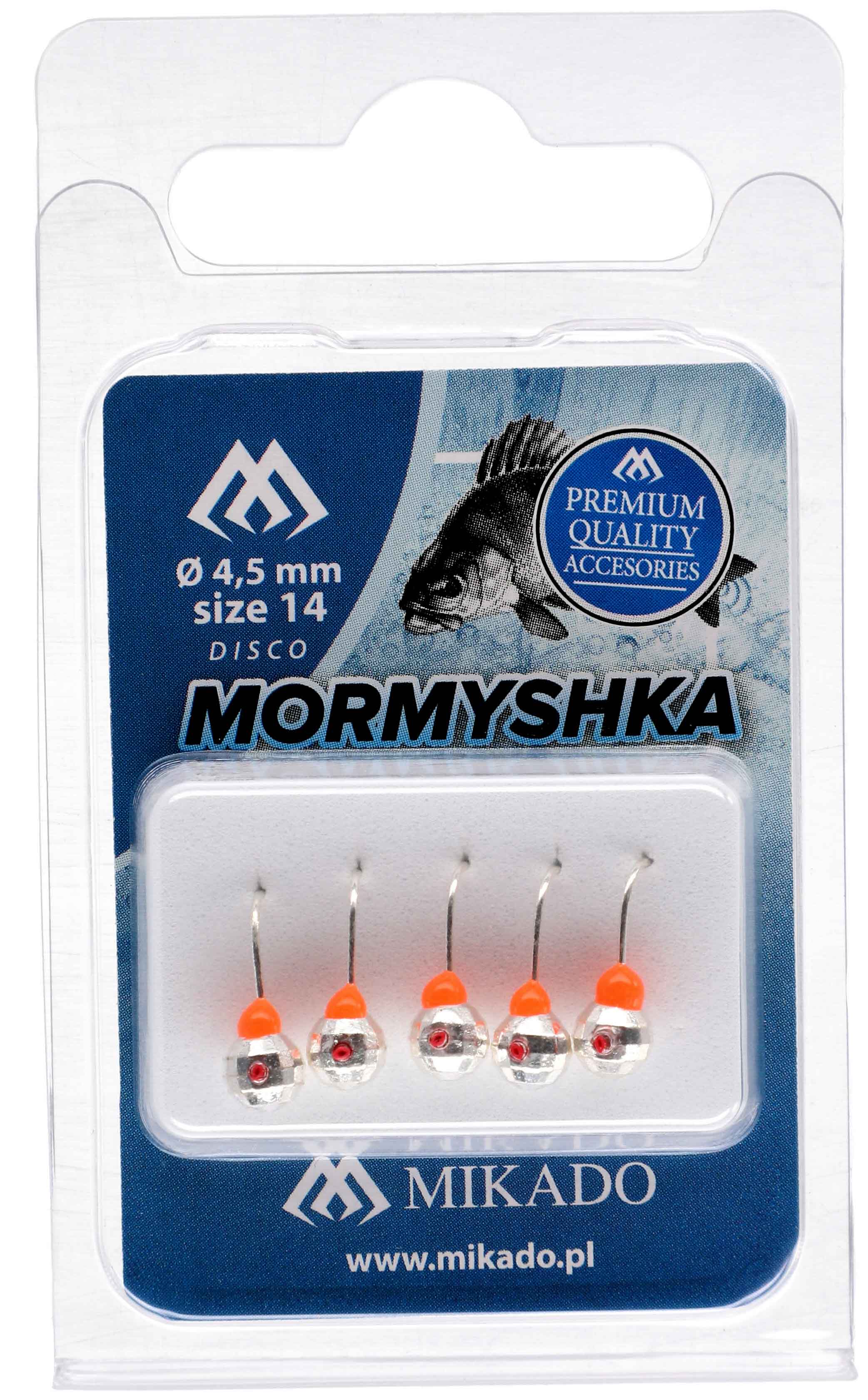 LURE - ROUND MORMYSHKA DISCO 4.0 - SILVER - 5 pcs.