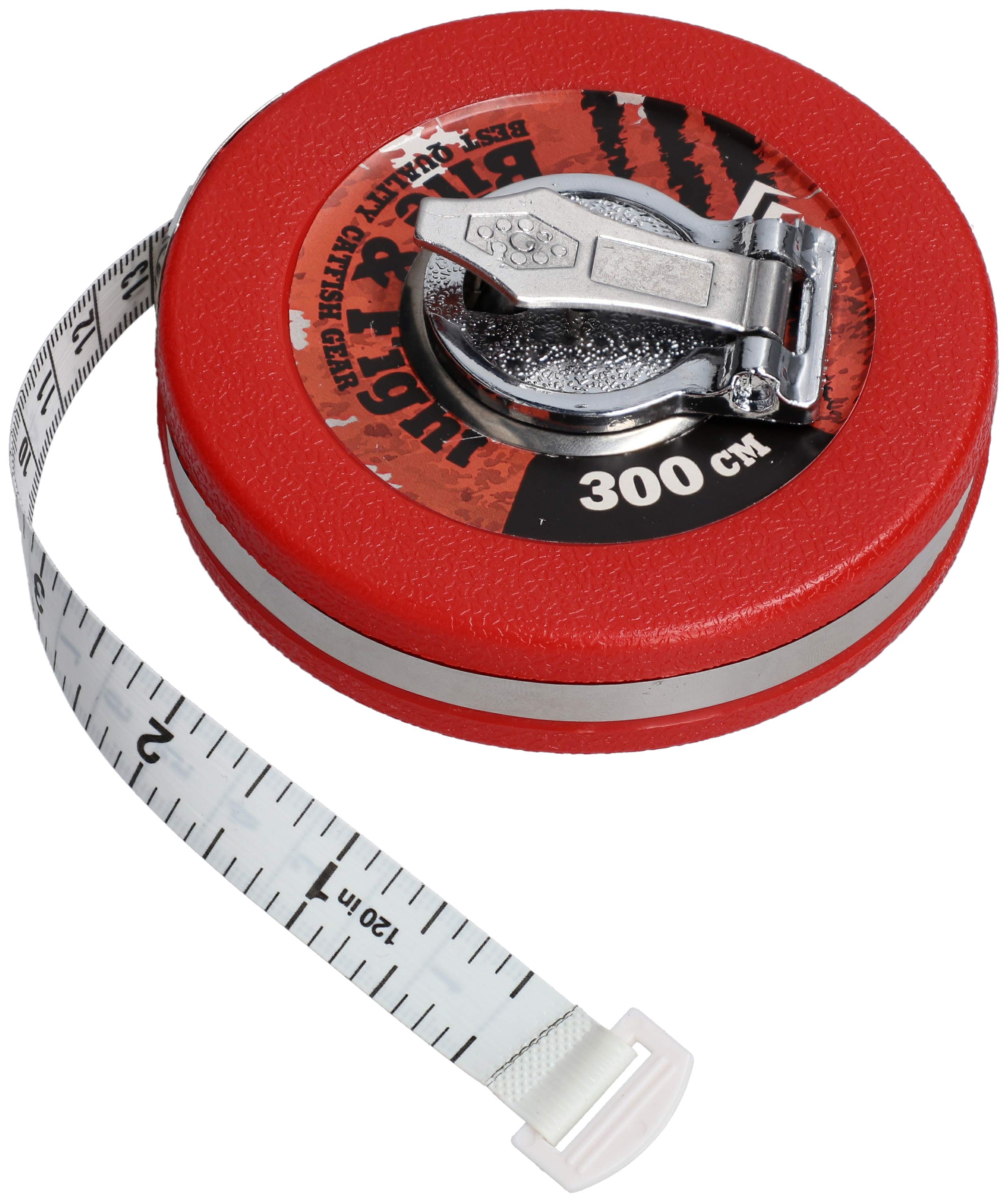 CATFISH MEASURING TAPE - BITE AND FIGHT - 3m - 1 pcs.