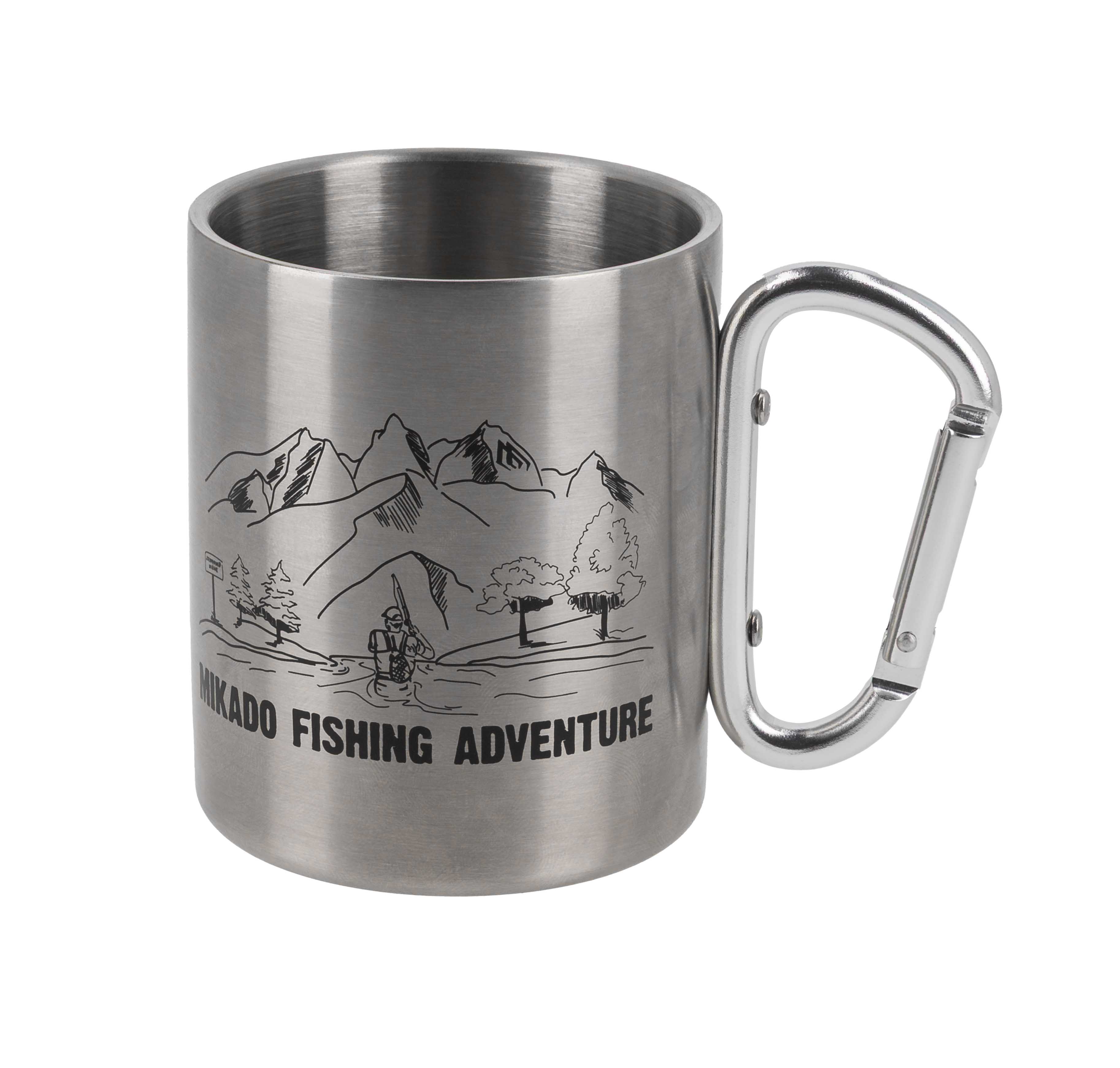 NEREZOVÝ HRNEK S KARABINOU - FISHING ADVENTURES - bal. 1 ks.