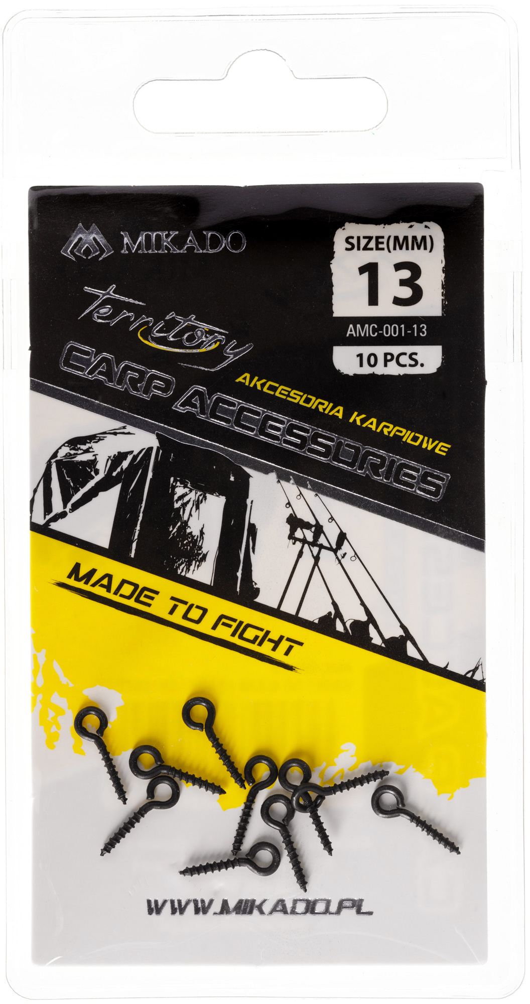 SCREW - FOR BOILIES - 13mm - 10 pcs.