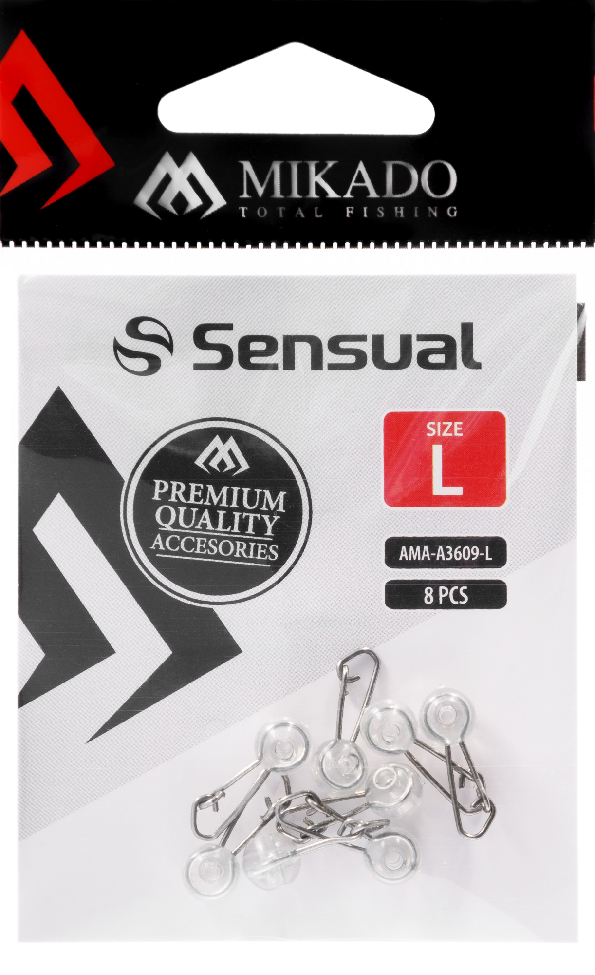 FIXING SYSTEM - SNAP WITH BEAD - size L - 8 pcs.