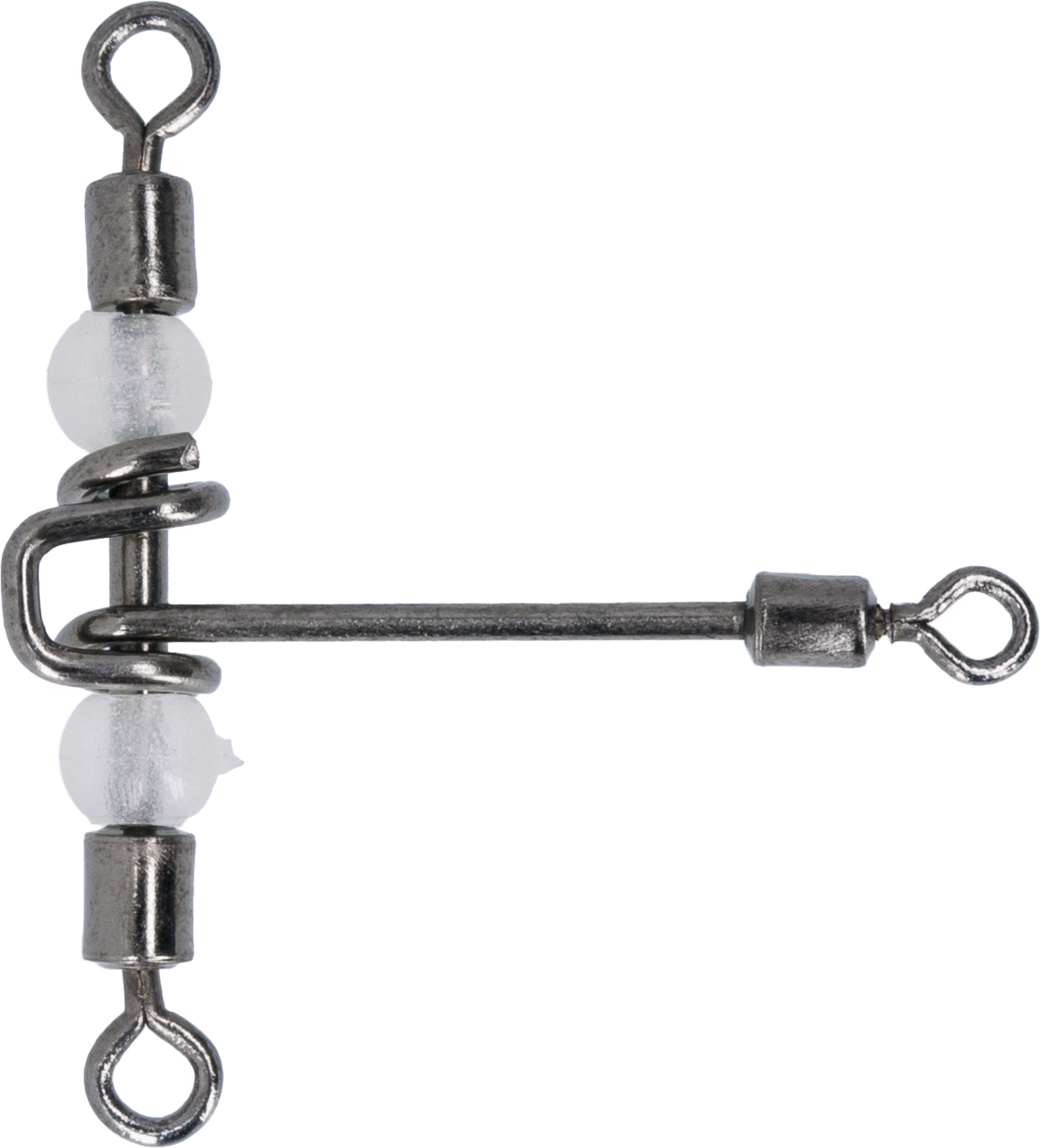 ROLLER SWIVEL - TRIPLE WITH "T" TYPE BEADS - size 6/7 BN - 5 pcs.