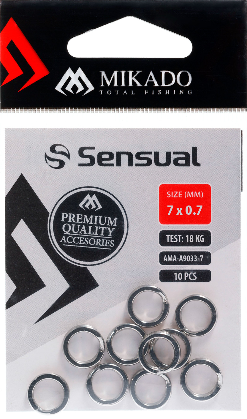SPLIT RING - STRONG - size 8x0.8mm - 10 pcs.