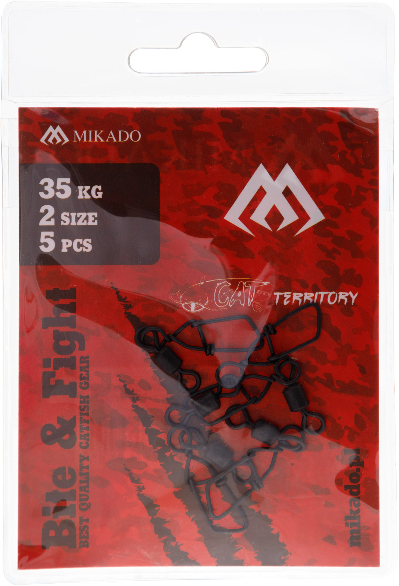 ROLLER SWIVEL - WITH SNAP GERMAN A NO 2 - BLACK MAT - 5 pcs.