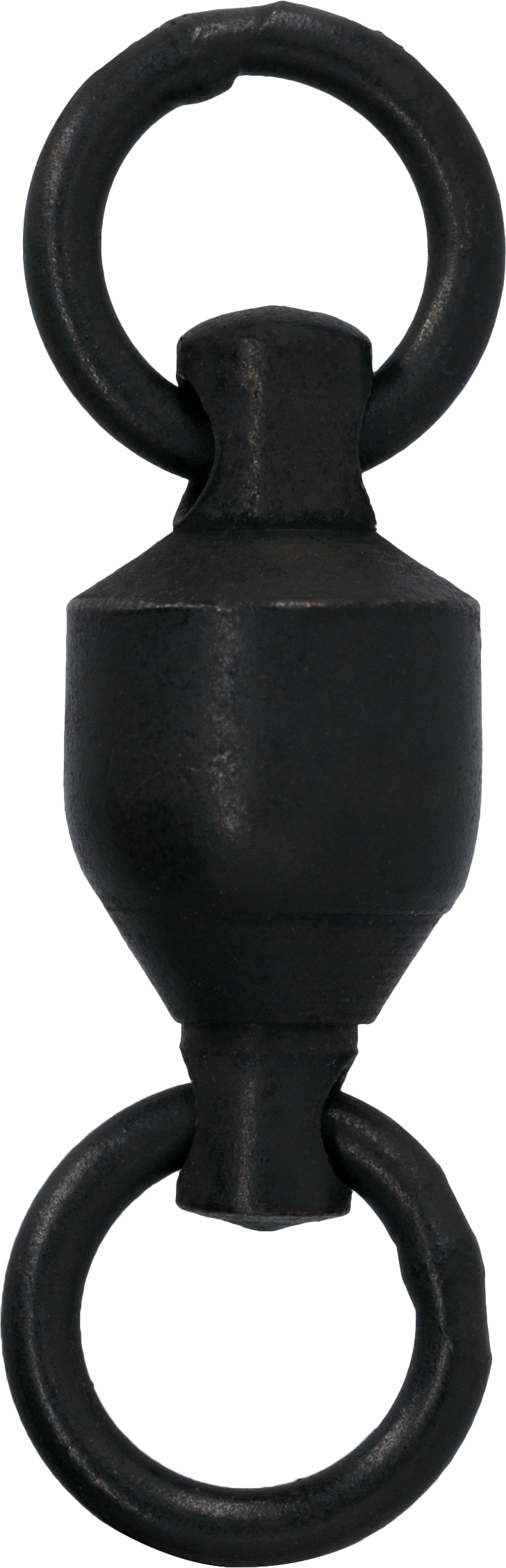 BALL BEARING SWIVEL - WITH SPLIT RING NO 6 - BLACK MAT - 5 pcs.