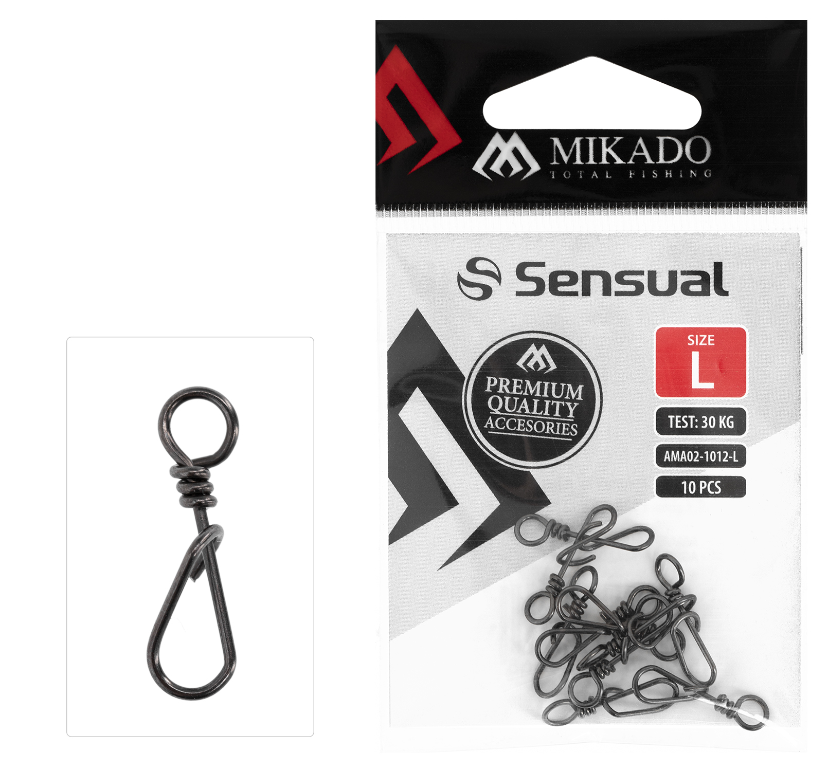 SNAP - MIKADO - size L - 10 pcs.