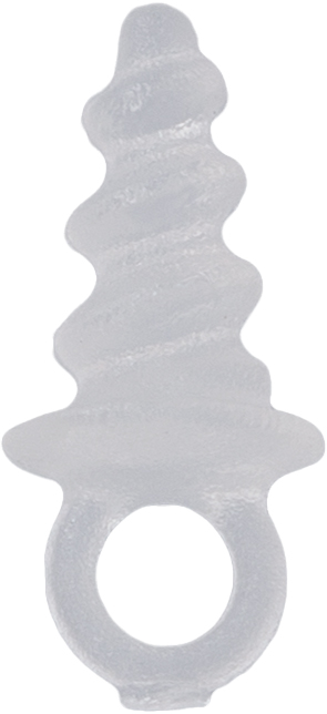 SCREW - FOR BOILIES PLASTIC - 11mm - TRANSPARENT - 10 pcs.