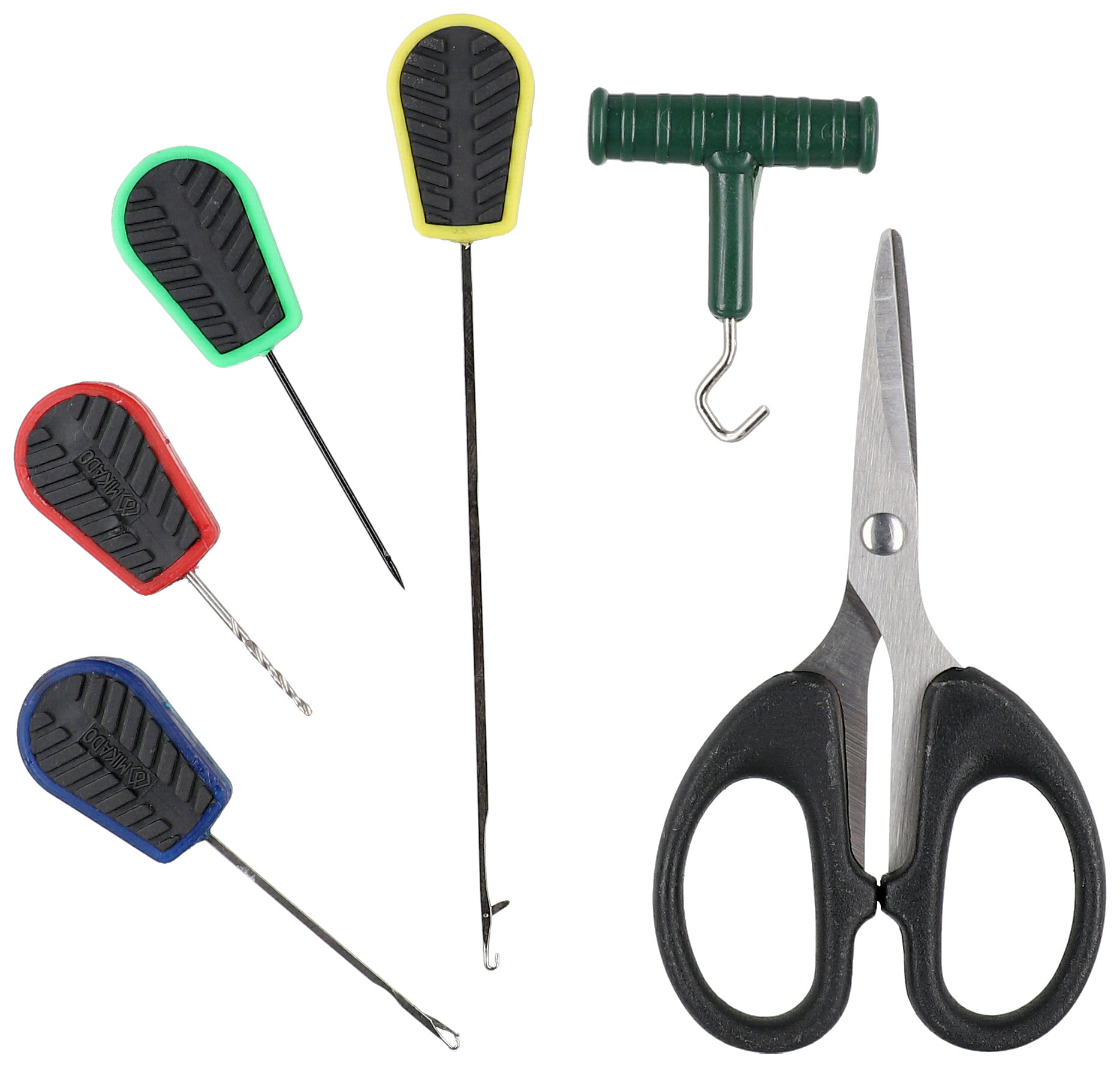 BAITING NEEDLES - NEEDLE SET WITH SCISSORS - 1 pcs.