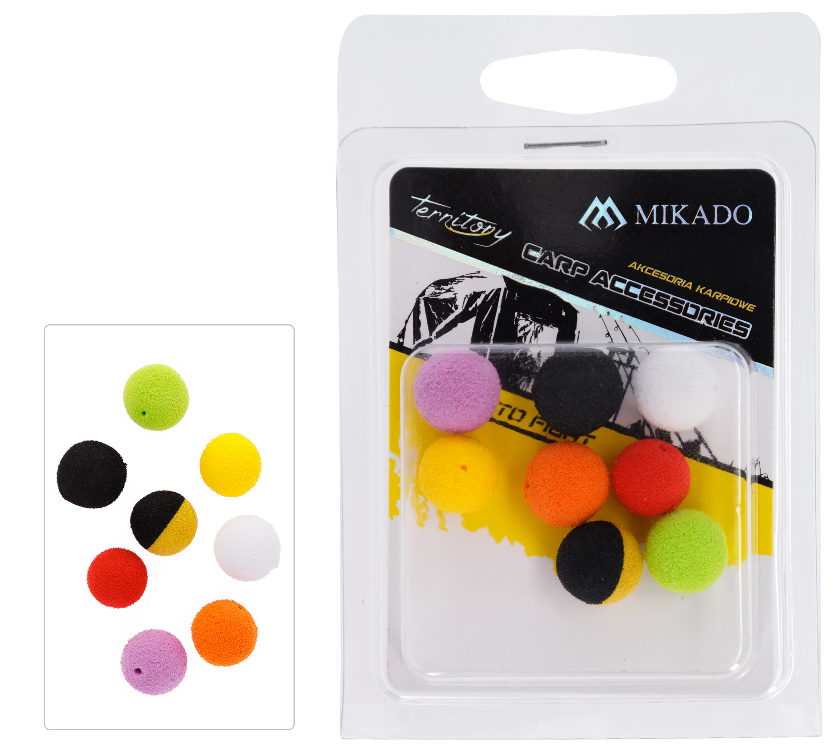 ZIG RIG - POP UP - EVA FOAM 12mm - MIX - 8 pcs.