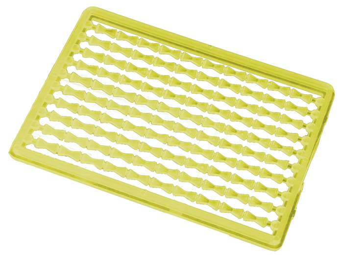 STOPPERS - HARD FOR BOILIES - FLUO YELLOW - 2 pcs.