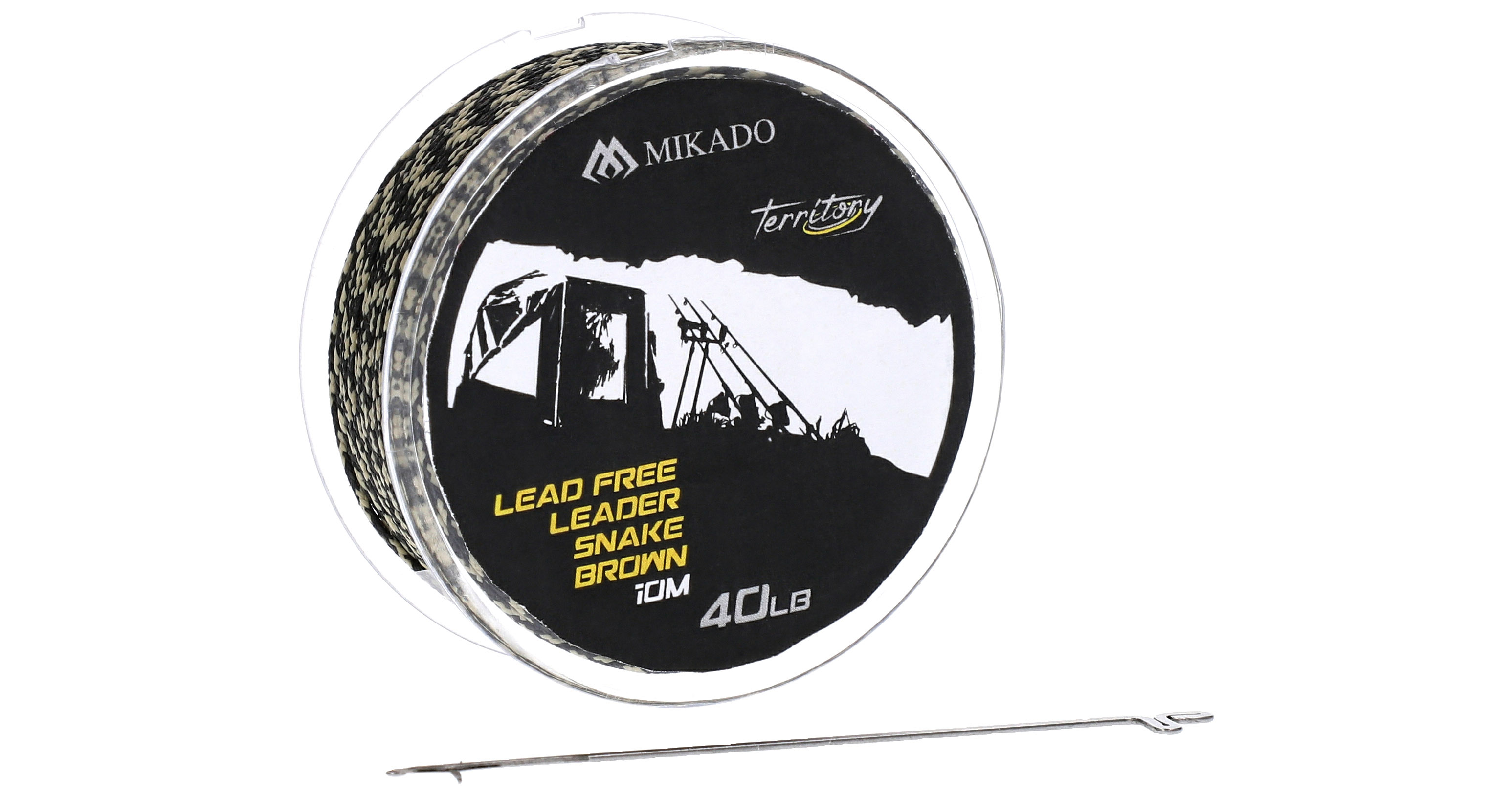 LEADER - LEAD FREE LEADER - 40lbs/10m - DARK CAMO - 1 pcs.
