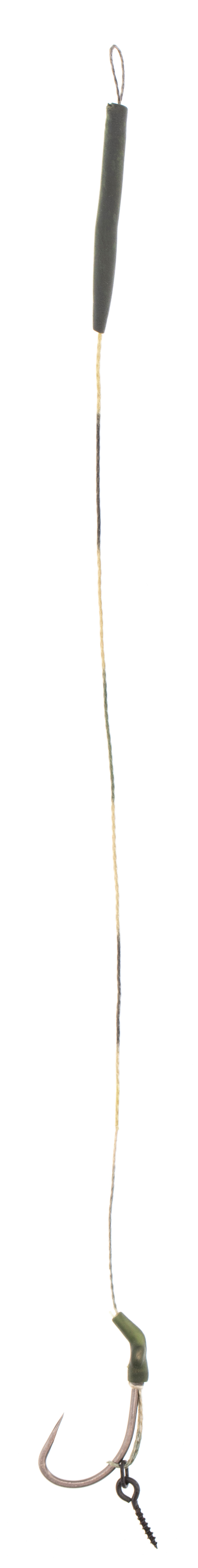 CARP RIG - SLIP D-RIG - 23cm/25lbs - barbless hook: 2 - 2 pcs.