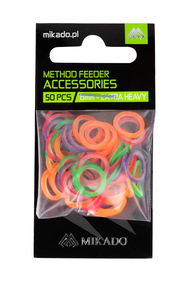 PELLET BANDS - METHOD FEEDER - 5mm (EXTRA HEAVY) - MIX - 50 pcs.