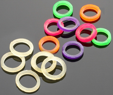 PELLET BANDS - METHOD FEEDER - 3mm (HEAVY) - TRANSPARENT - 50 pcs.