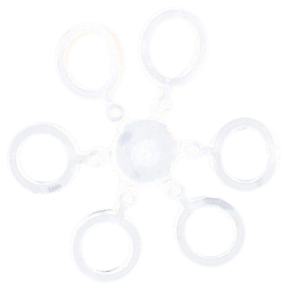 BAIT BANDS - METHOD FEEDER - ON RING - 10mm - TRANSPARENT - 18pcs.