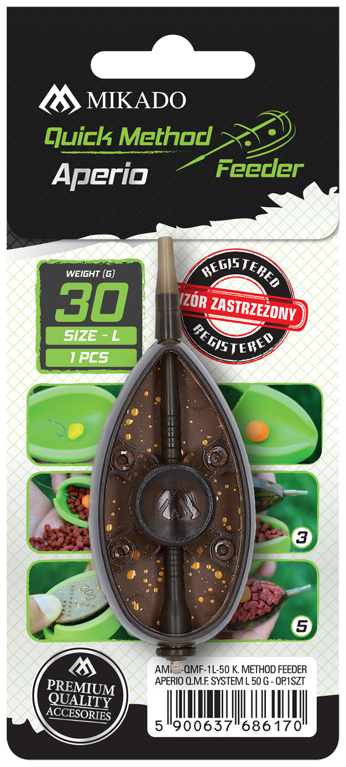 FEEDER - METHOD FEEDER APERIO Q.M.F. SYSTEM L - 40g - 1 pcs.