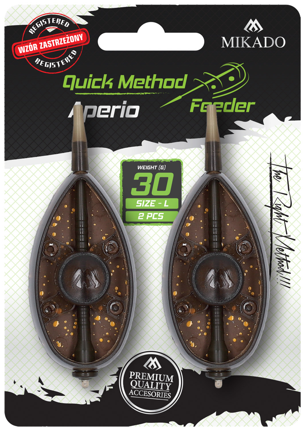 FEEDER - METHOD FEEDER APERIO Q.M.F. SYSTEM L - 30g - 2 pcs.