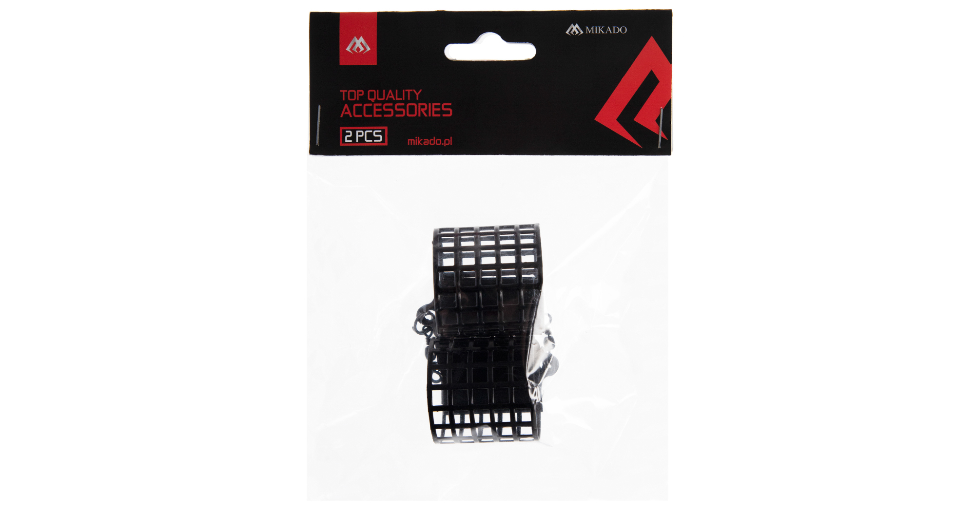 FEEDER - ROUND - 20g - (32x40mm) - BLACK - 2 pcs.