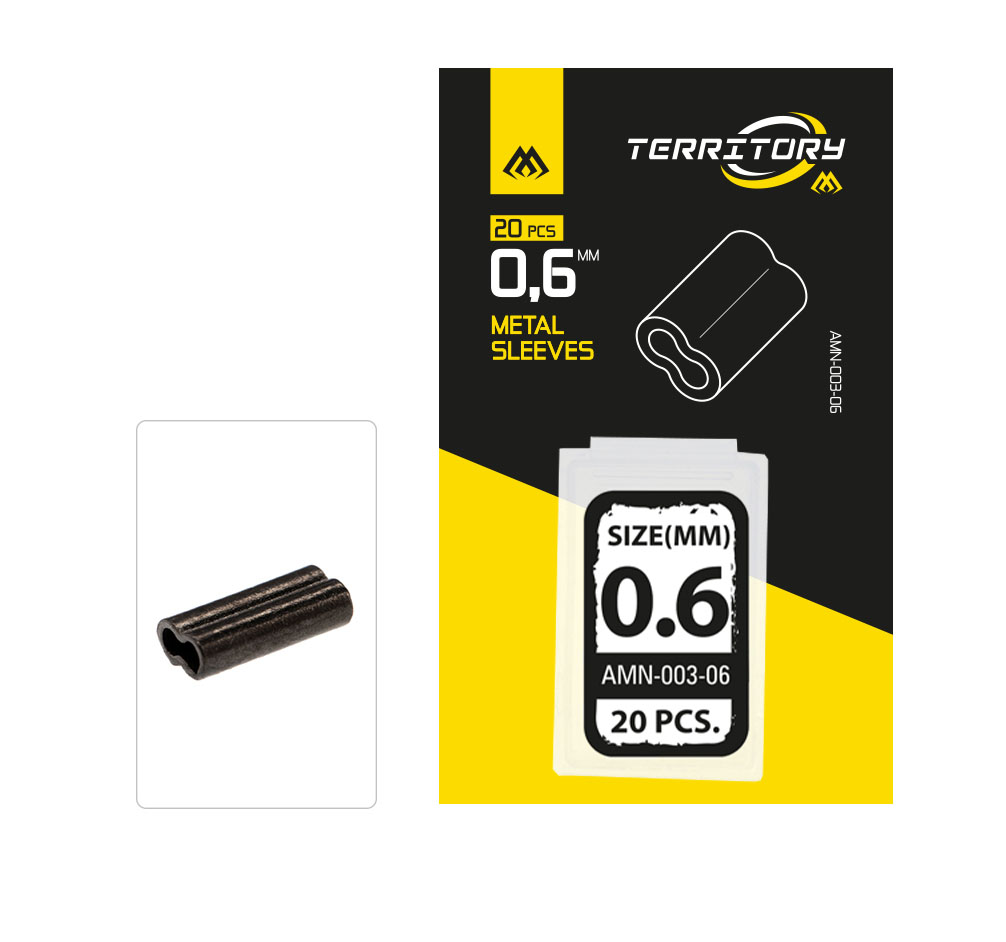 SLEEVE - CLAMPING DOUBLE - size 06mm - 20 pcs.