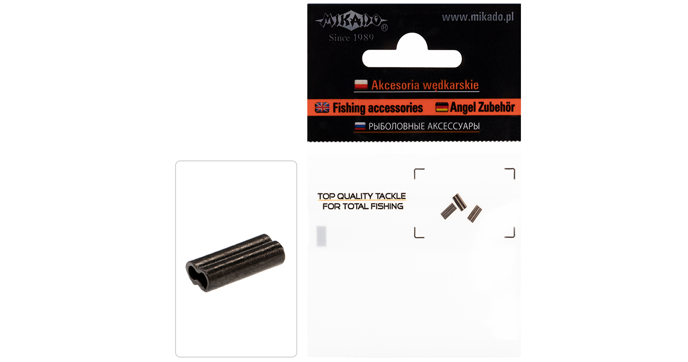 SLEEVE - CLAMPING DOUBLE - size 06mm - 20 pcs.