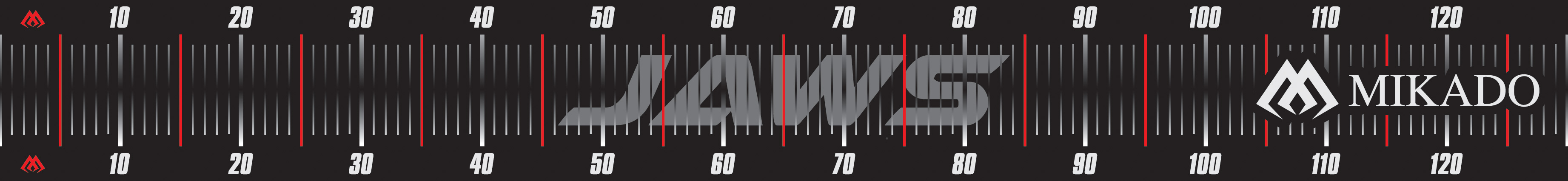 MEASURING TAPE - STICKER FOR BOAT JAWS (130x15cm)