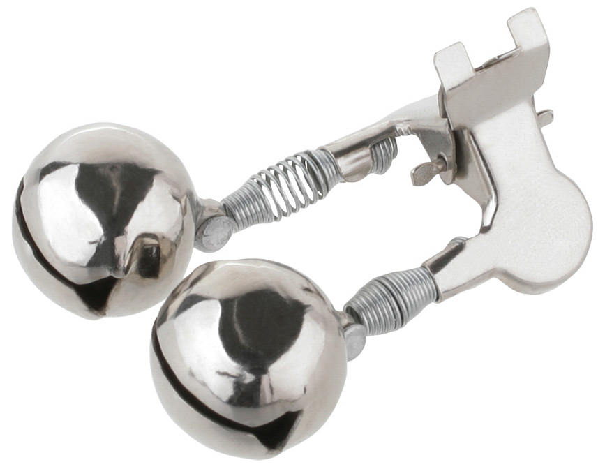 BELL - DOUBLE - FROG CLIP - 10 pcs.