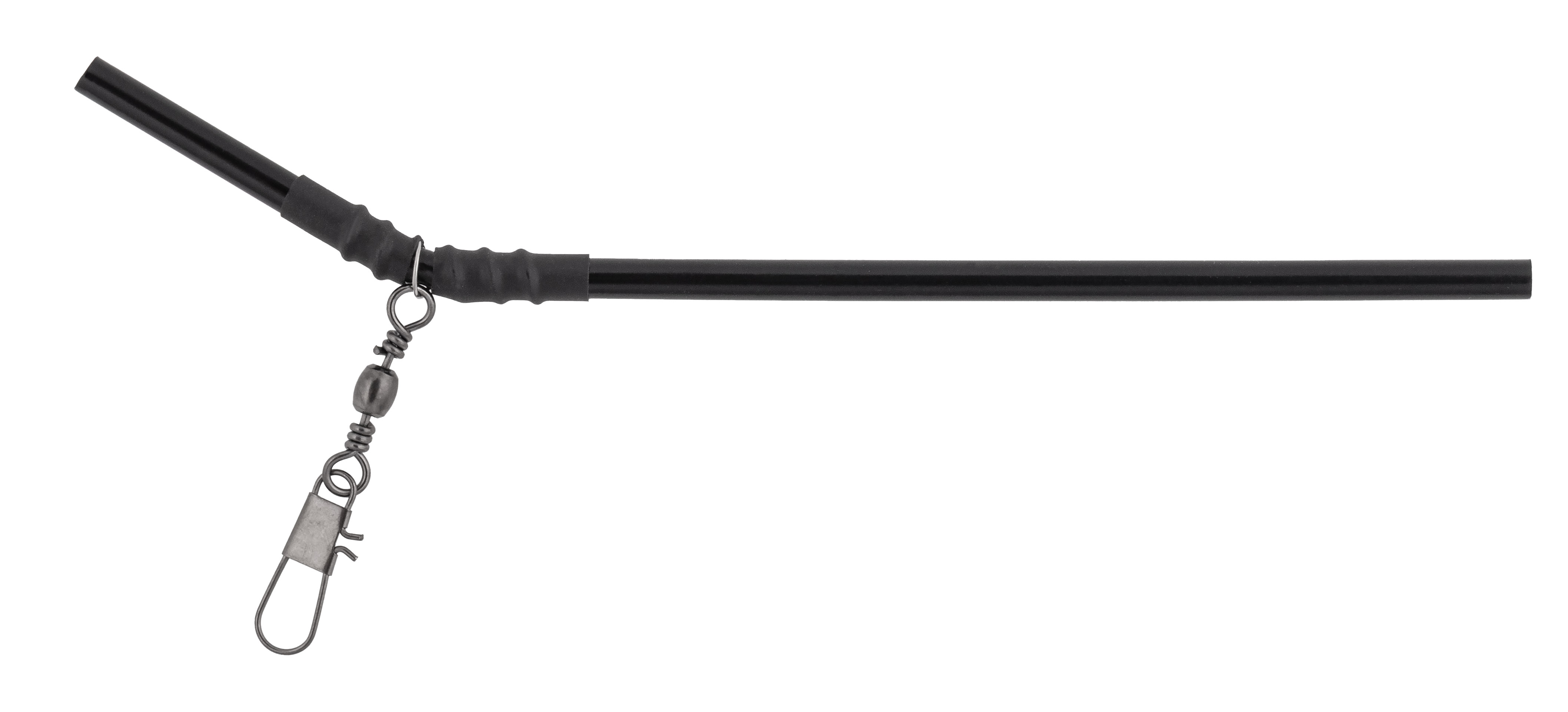 TUBE - ANTI-TANGLE CURVED WITH SNAP - 7cm - 3 pcs.