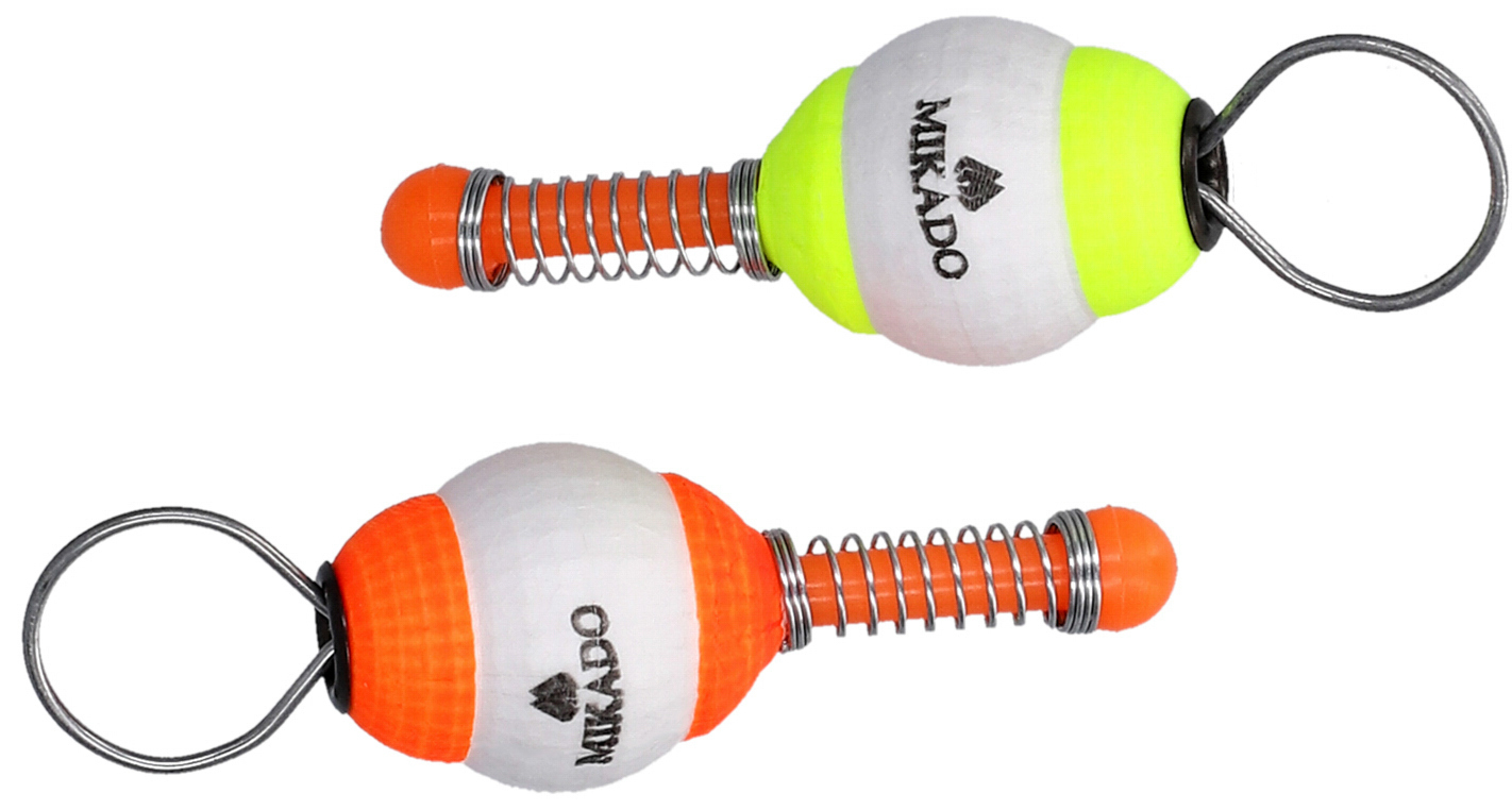 BAIT INDICATOR - NORMAL STYROFOAM size M - RED AND YELLOW - 10 pcs.