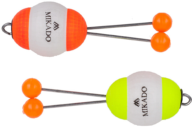 BAIT INDICATOR - SELF-FREE STYROFOAM size L - RED AND YELLOW - 10 pcs.