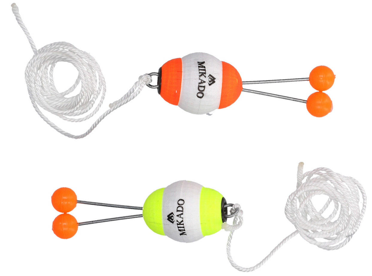 BAIT INDICATOR - SELF-FREE STYROFOAM size M - RED AND YELLOW - 10 pcs.