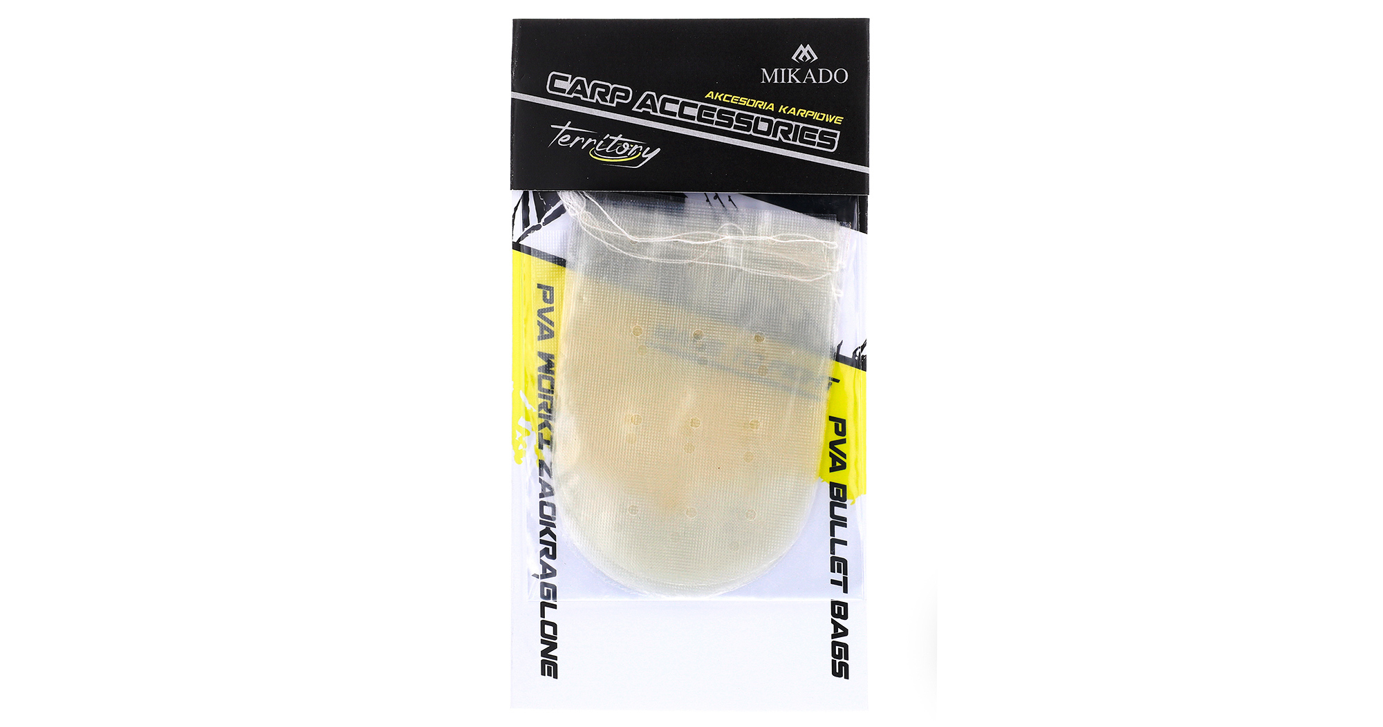 PVA - ROUND BAGS WITH HOLES AND STRING 55x140mm - 10 pcs.