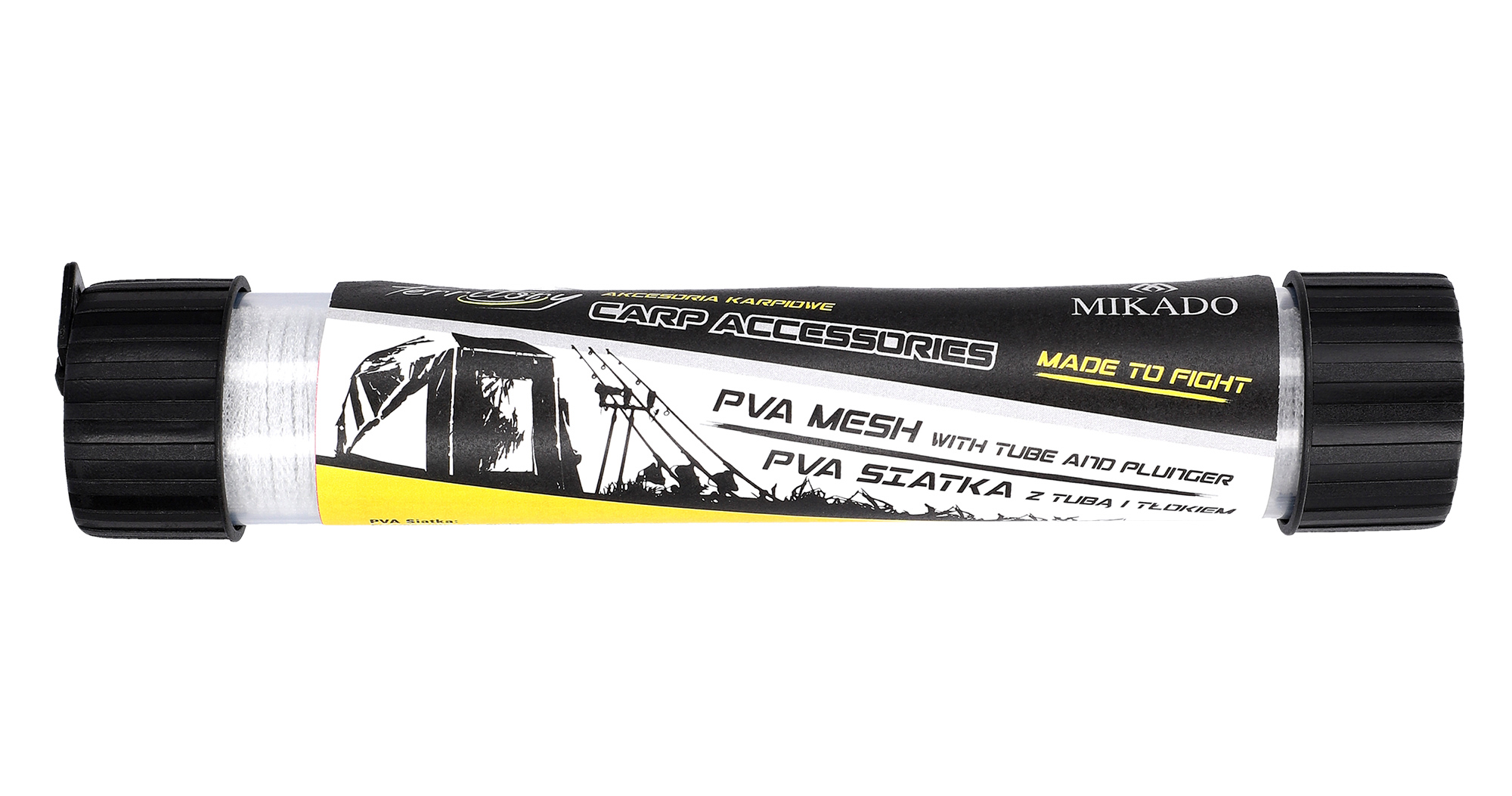 PVA - MESH WITH TUBE AND PLUNGER FAST DISSOLVING 23mm/5m - 1 pcs.