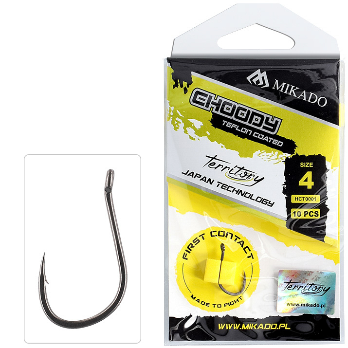 HOOK - TERRITORY - CHOODY NO 2 - TEFLON COATED - 10 pcs.