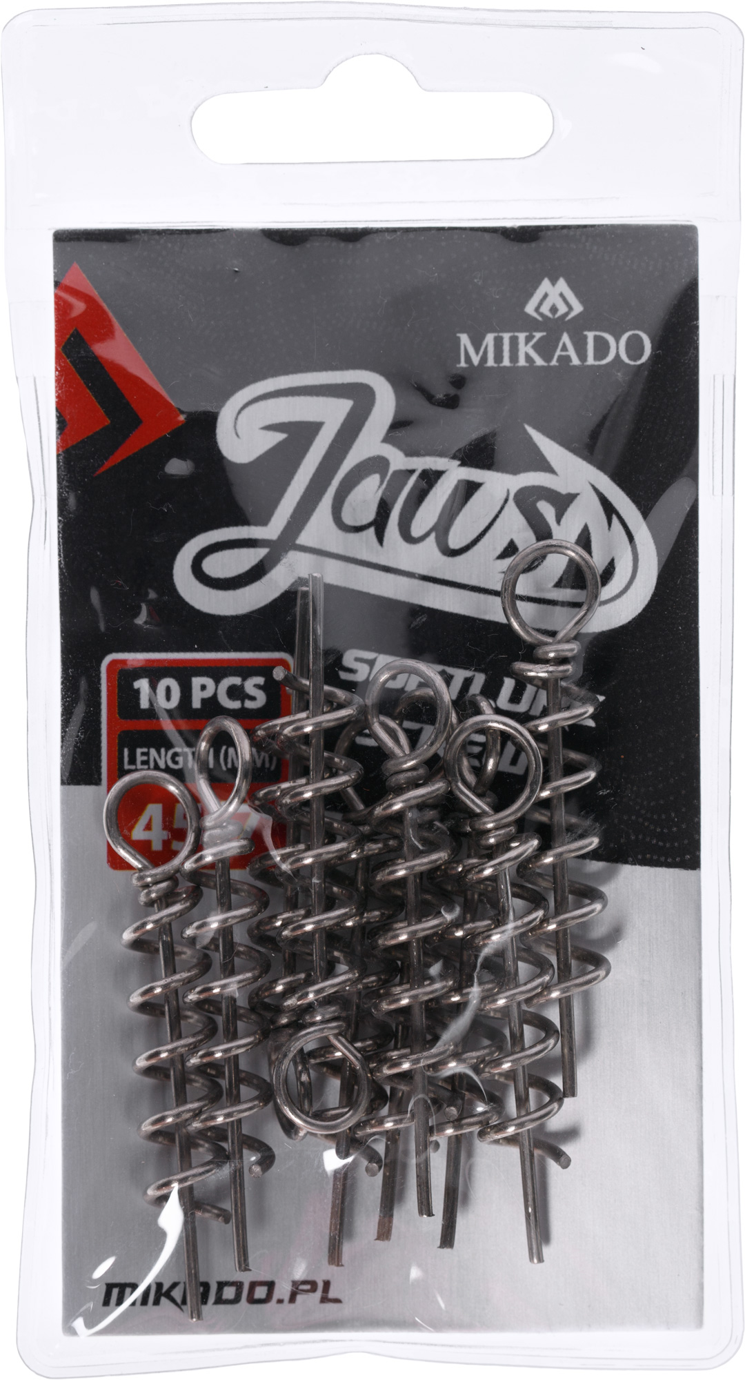 SCREW - FOR SOFT LURES - JAWS - 45mm/7mm - 10 pcs.