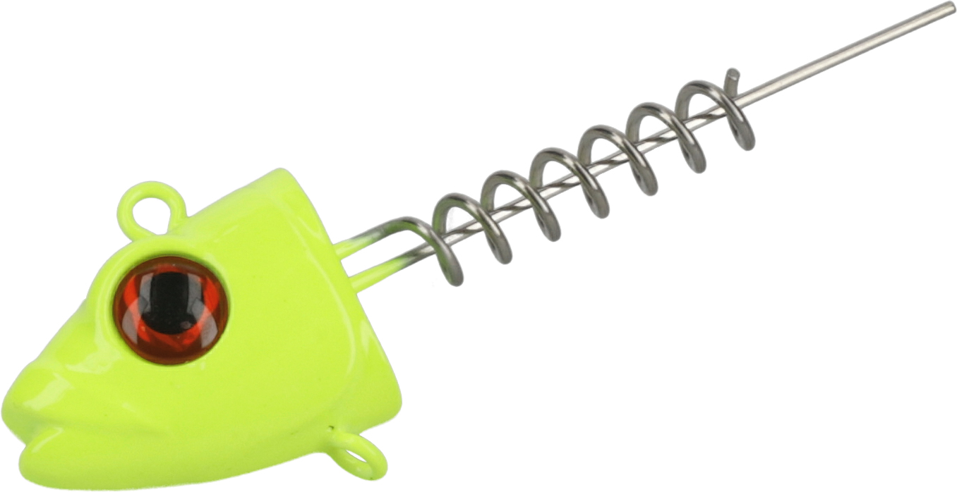 SCREW - FOR SOFT LURES JAWS VERTICAL - 15g/FLUO - 2 pcs.