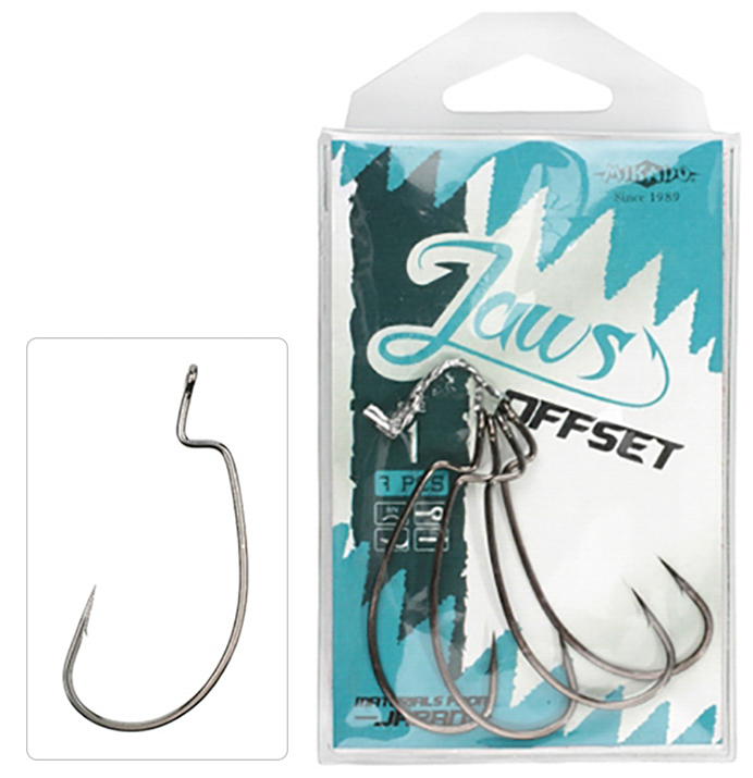 HOOK - JAWS OFFSET NO 1 - 7 pcs.