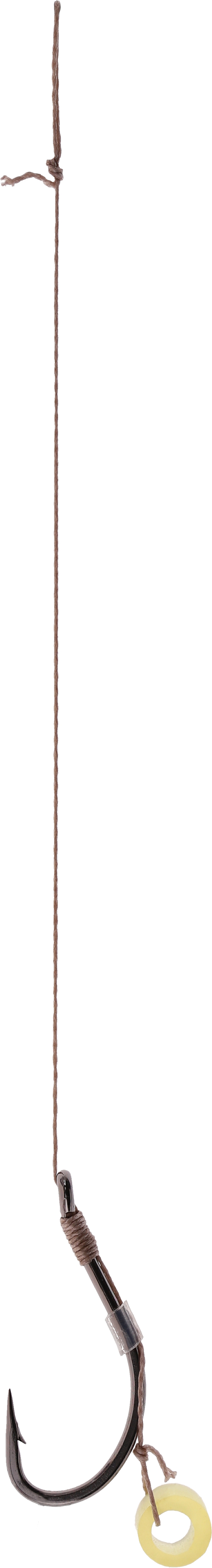 MF RIG - WITH RUBBER - BARBED HOOKS NO 8 / braid: 0.14mm/10cm - 8 pcs.