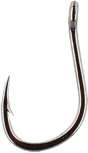 MF RIG - WITH RUBBER - BARBED HOOKS NO 8 / braid: 0.14mm/10cm - 8 pcs.