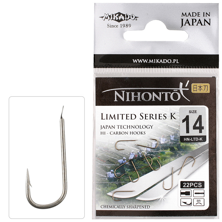 HOOK - NIHONTO - LIMITED SERIES K NO 18 BR - 22 pcs.