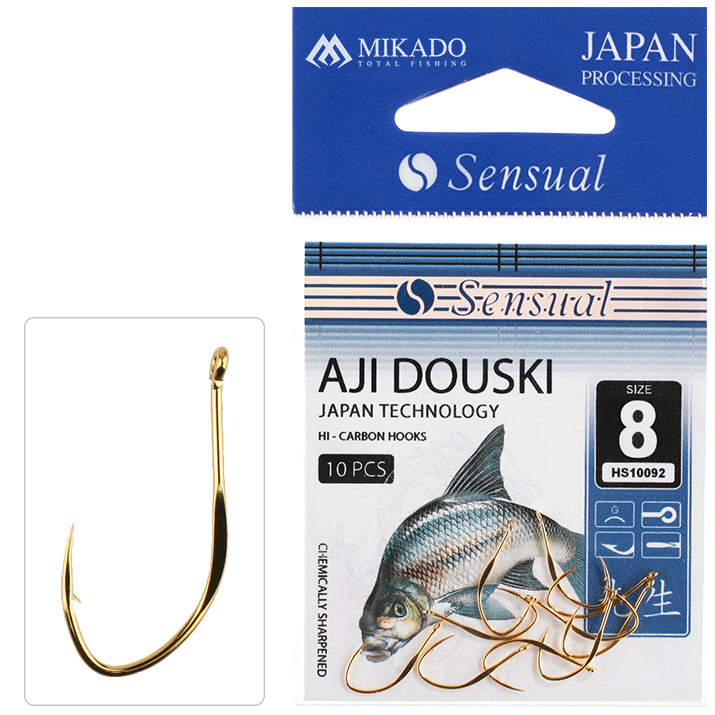 HOOK - SENSUAL - AJI DOUSKI W/RING NO 8 G - 10 pcs.